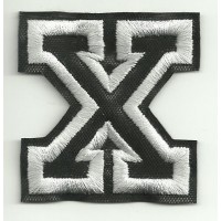 Patch embroidery LETTER X 5cm high