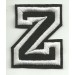 Patch embroidery LETTER Z 5cm high