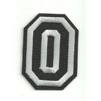 Patch embroidery LETTER 0 5cm high
