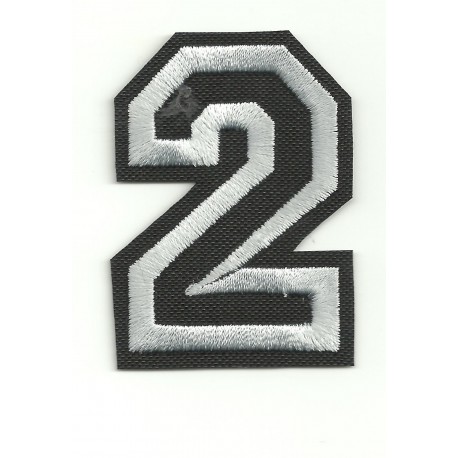Patch embroidery LETTER 2 5cm high