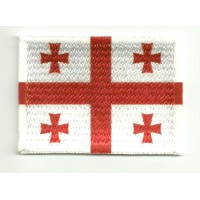 Patch embroidery and textile FLAG GEORGIA 7CM x 5CM