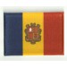 Patch embroidery and textile FLAG ANDORRA 4CM X 3CM