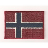 Patch embroidery FLAG NORWAY 12CM x 9CM