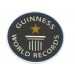 Parche textil WORLD RECORDS GUINNESS 8cm x 7cm