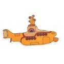 Parche textil Submarino The Beatles 15,5cm x 8,5cm