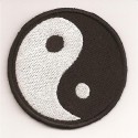 embroidery patch YING YANG 6,2cm x 6,2cm