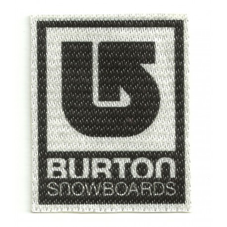 Parche textil BURTON SNOWBOARDS 5,5cm x 6,5cm