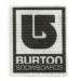 Textile patch BURTON SNOWBOARDS 10cm x 11,8cm
