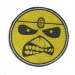 Parche textil IRON MAIDEN LOGO 7,5cm x 7,5cm