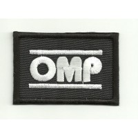 Patch embroidery OMP NEW BLACK WHITE 18cm x 12cm