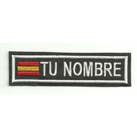 Embroidery Patch FLAG WITH YOUR NAME 30cm X 8,4cm