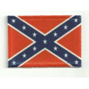Parche textil y bordado Bandera Rebelde, Sureña, Confederada 4cm x 3cm