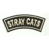 embroidery patch STRAY CATS 12cm x 4cm