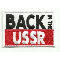 embroidery patch BACK IN THE USSR BEATLES 8cm x 4,5cm