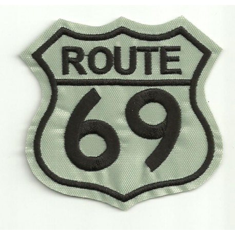Embroidery Patch ROUTE 69 G. 7cm x 7cm