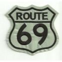 Embroidery Patch ROUTE 69 G. 7cm x 7cm