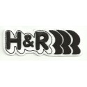 Parche bordado H&R 9cm x 3cm