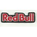 Patch embroidery RED BULL BLACK letras 10cm x 3cm