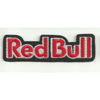 Patch embroidery RED BULL BLACK letras 10cm x 3cm