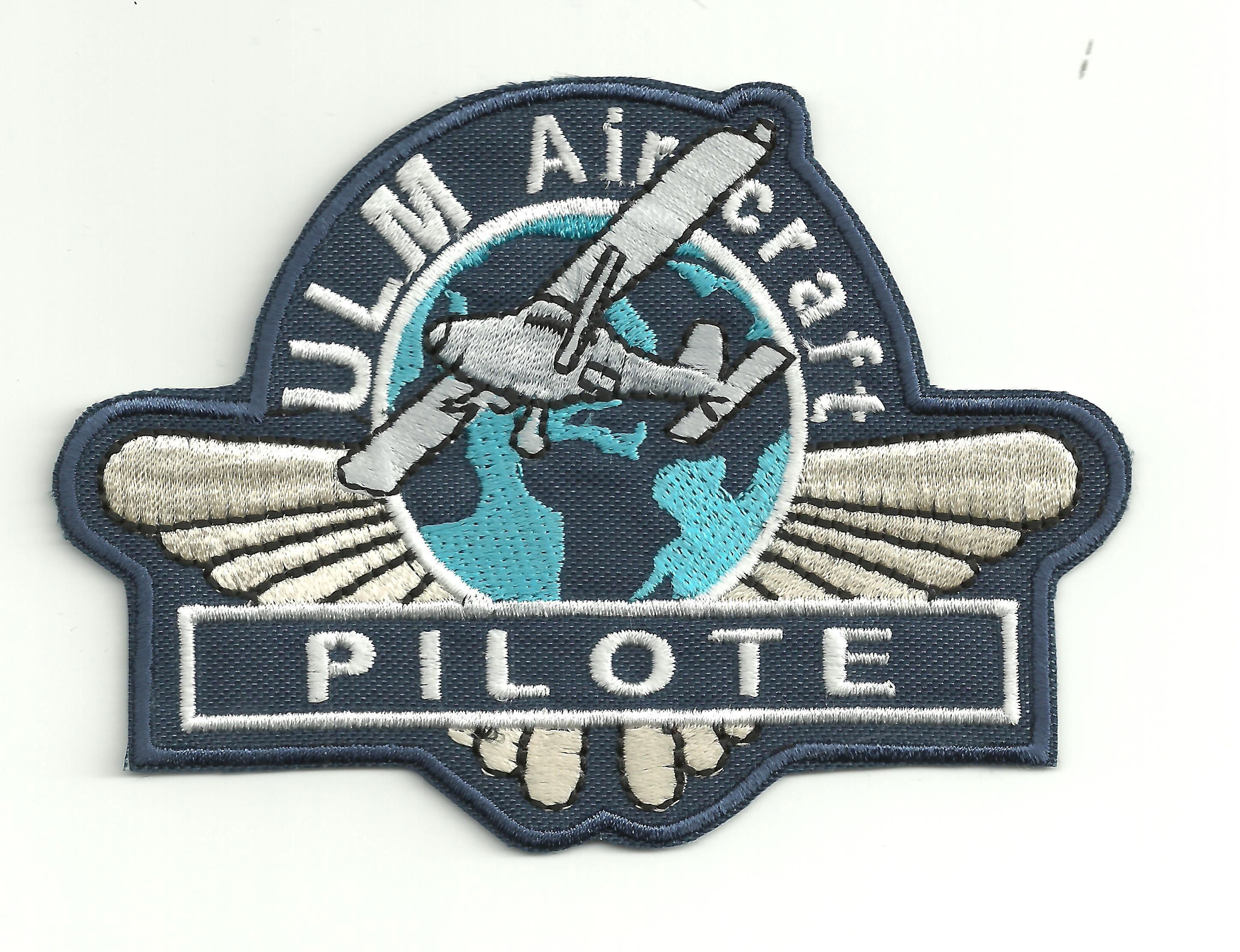 bordado parche 7 x 4 cm Pilot