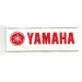Patch embroidery YAMAHA RED 4cm x 1,4cm