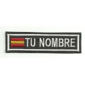 PERSONALIZED FLAG embroidery patch 15cm x 3.8 cm