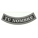 PERSONALIZED embroidered patch DOWN 15cm x 5,5cm NAMETAPE