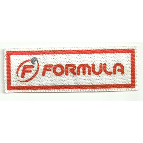 Textile patch FORMULA 10cm x 3cm