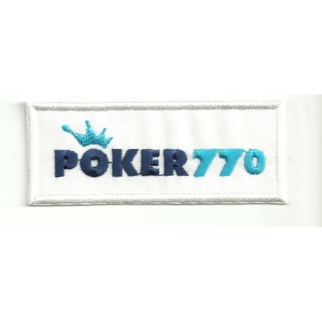 embroidery patch POKER770 8,5cm x 3,5cm