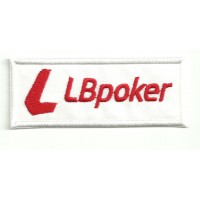 embroidery patch LBPOKER 8,5cm x 3,5cm