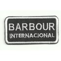 embroidery patch BARBOUR INTERNACIONAL 6,5cm x 3,5cm