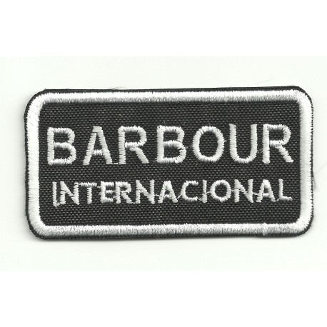 Parche bordado BARBOUR INTERNACIONAL 9,5cm x 5cm