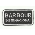 embroidery patch BARBOUR INTERNACIONAL 9,5cm x 5cm