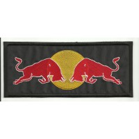 Patch embroidery RED BULL TOROS 10cm x 4,2cm