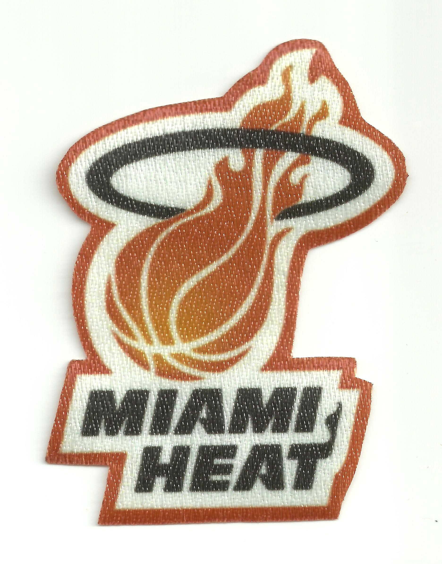 Textile patch MIAMI HEAT 7,5cm x 9cm - Los Parches