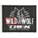 Patch embroydery WILD WOLF TREK PRO RECING 9cm x 7cm