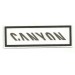 Parche textil CANYON BLANCO 9,5CM X 3CM