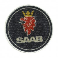 Textile patch SAAB 8CM