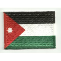 Patch embroidery and textile FLAG JORDANIA 7CM x 5CM