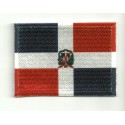 Patch embroidery and textile FLAG DOMINICAN REPUBLIC 7CM x 5CM