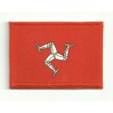 Patch embroidery and textile ISLE OF MAN 4CM X 3CM