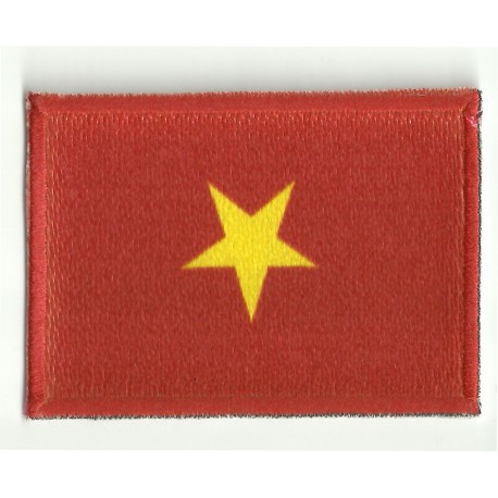 Patch embroidery and textile FLAG VIETNAM 7CM x 5CM