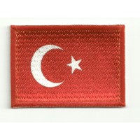 Patch embroidery and textile FLAG TURKEY 4CM x 3CM