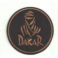 Patch embroidery DAKAR NEGRO 3,5cm