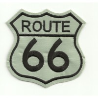 Route 66 Biker Rocker varios colores seleccionables Parches 6.5 x 8.3 cm 