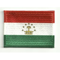 Patch embroidery and textile FLAG TAJIKISTAN 7CM x 5CM