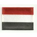 Patch embroidery and textile FLAG YEMEN 7CM x 5CM