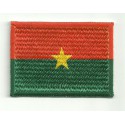 Patch embroidery and textile FLAG BURKINA FASO 7cm x 5cm