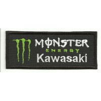 Patch embroidery KAWASAKI MONSTER ENERGY 10cm x 4cm
