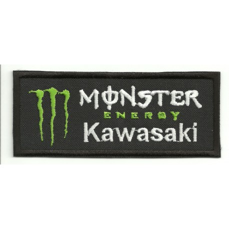 Patch embroidery KAWASAKI MONSTER ENERGY 10cm x 4cm